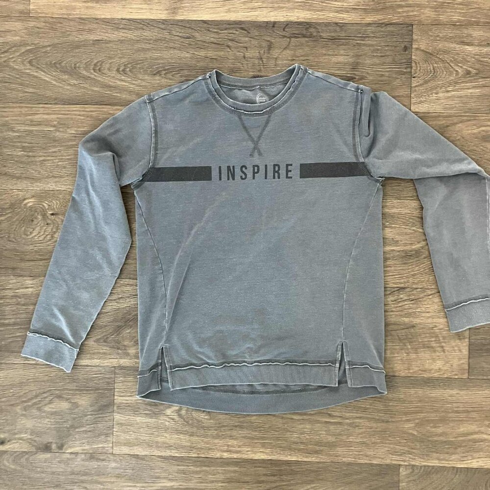 Grey "Inspire" Sweater by Wonder Nation XXL/2XG (18)